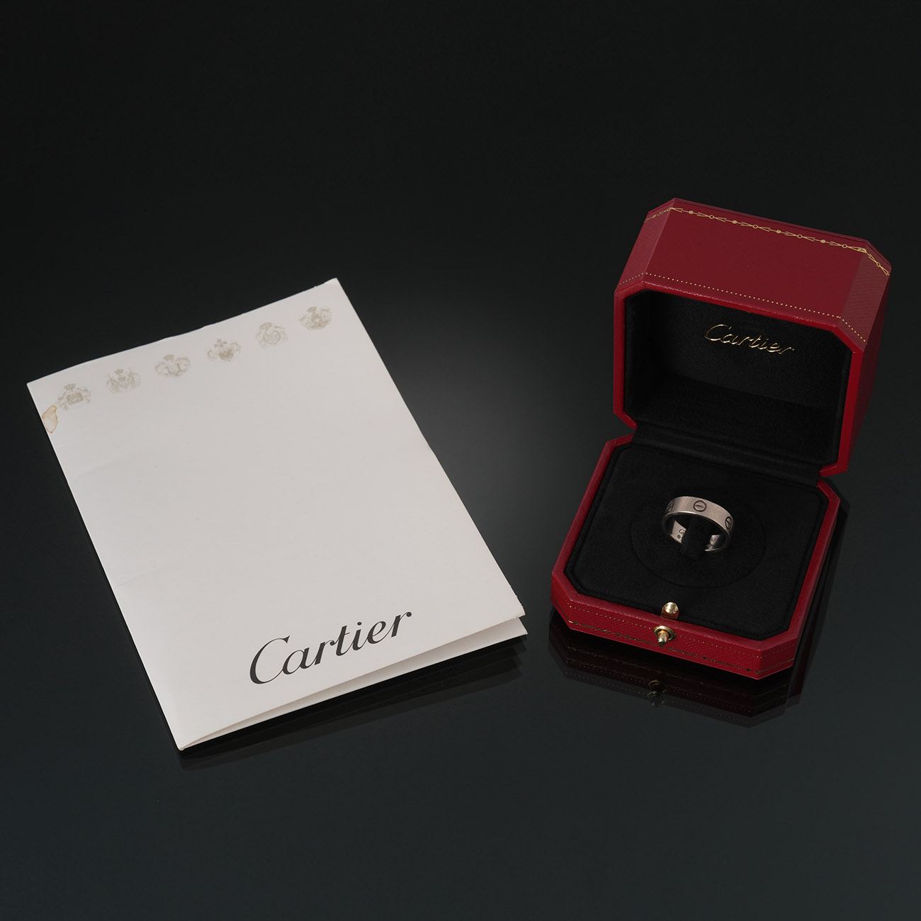 CARTIER(USED)까르띠에 러브 클래식 링 #57