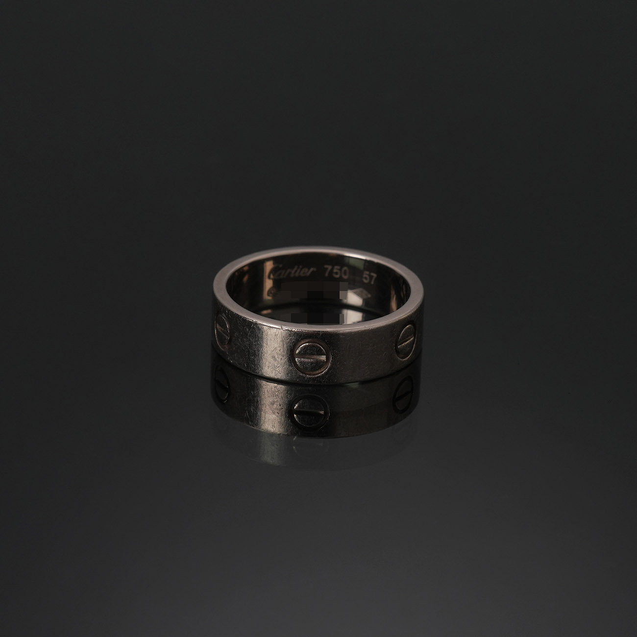 CARTIER(USED)까르띠에 러브 클래식 링 #57