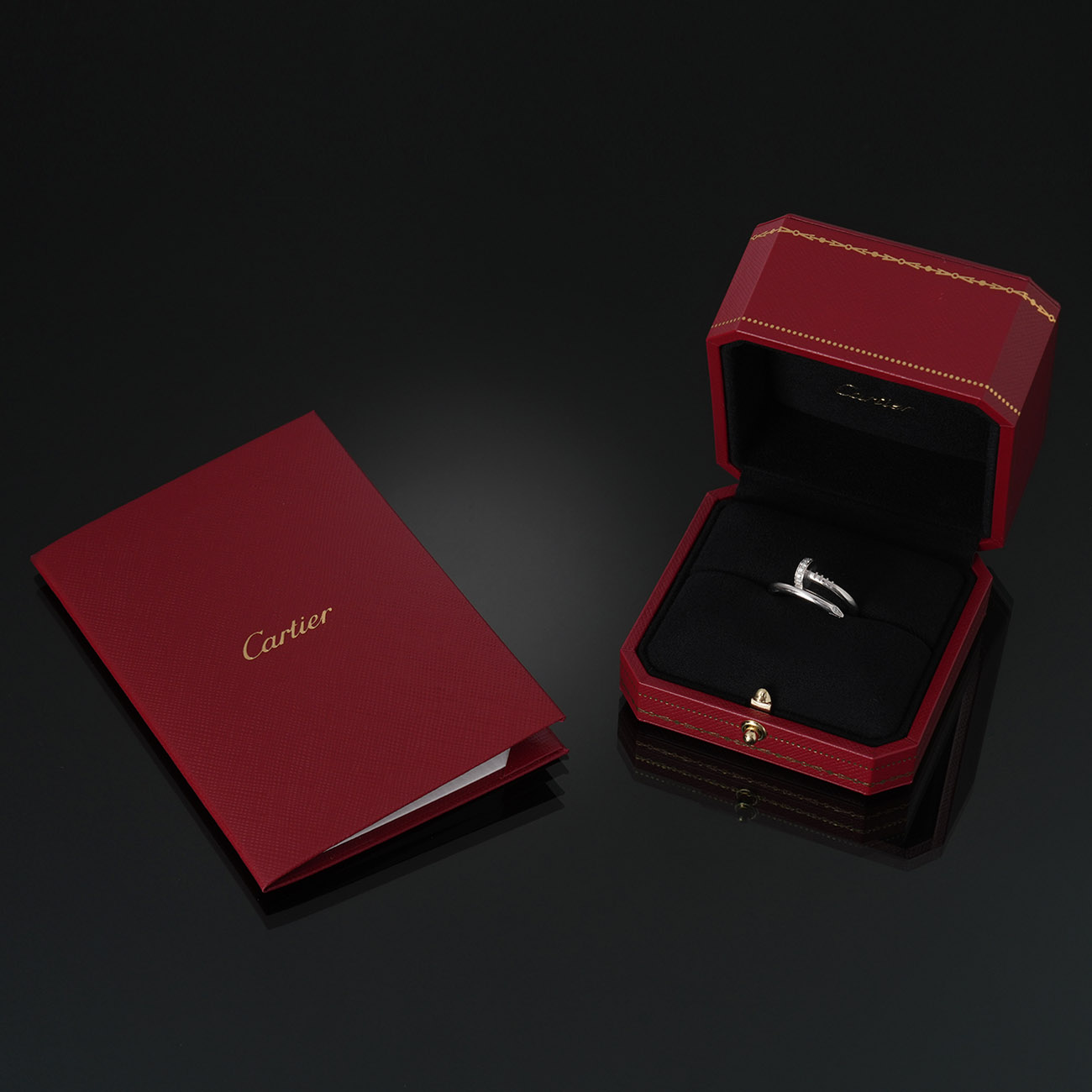 CARTIER(USED)까르띠에 저스트 앵끌루 다이아 링 #53