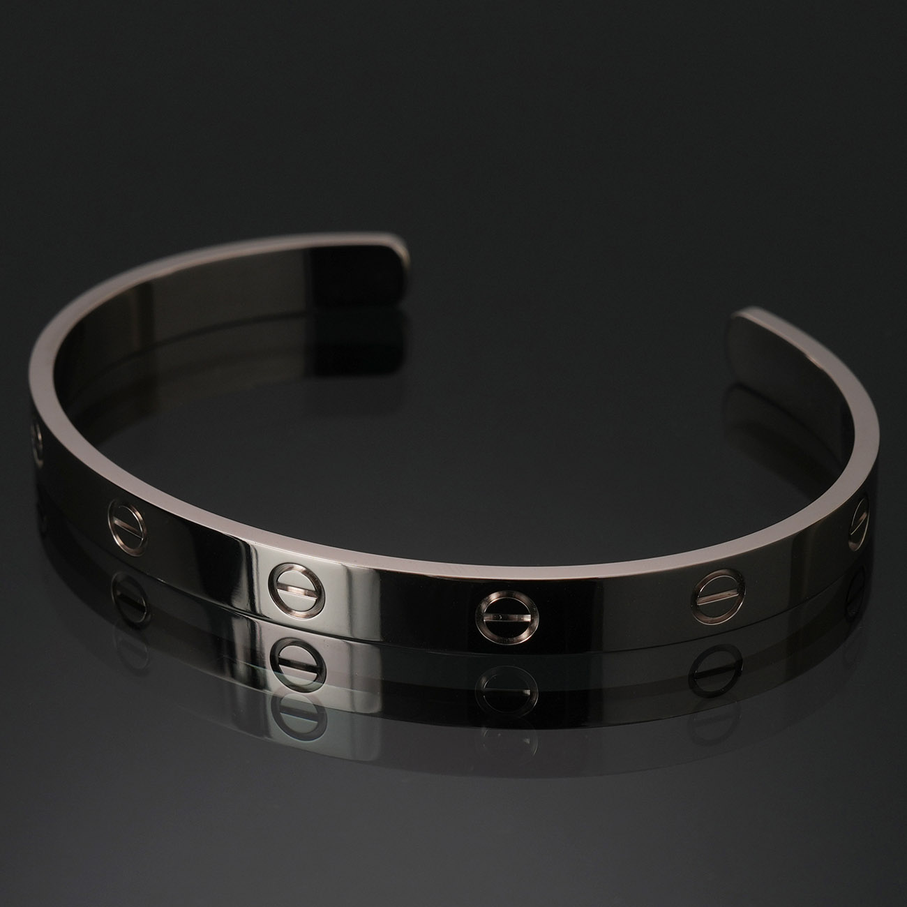 CARTIER(USED)까르띠에 오픈뱅글 러브 브레이슬릿 WG #19