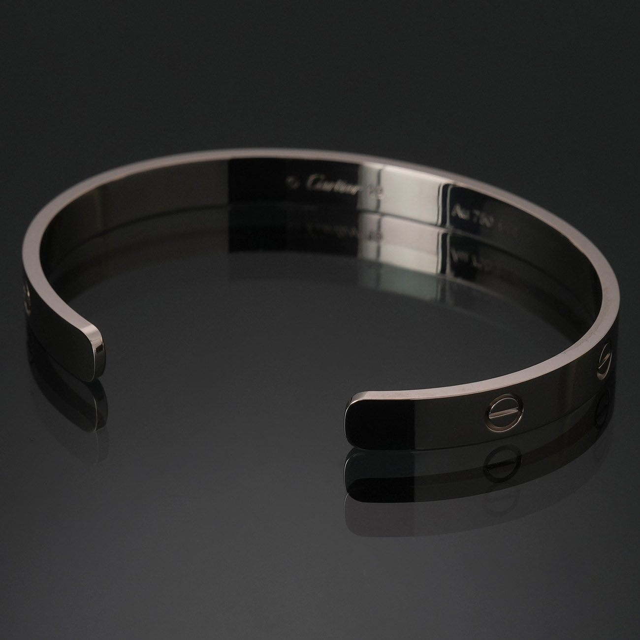 CARTIER(USED)까르띠에 오픈뱅글 러브 브레이슬릿 WG #19