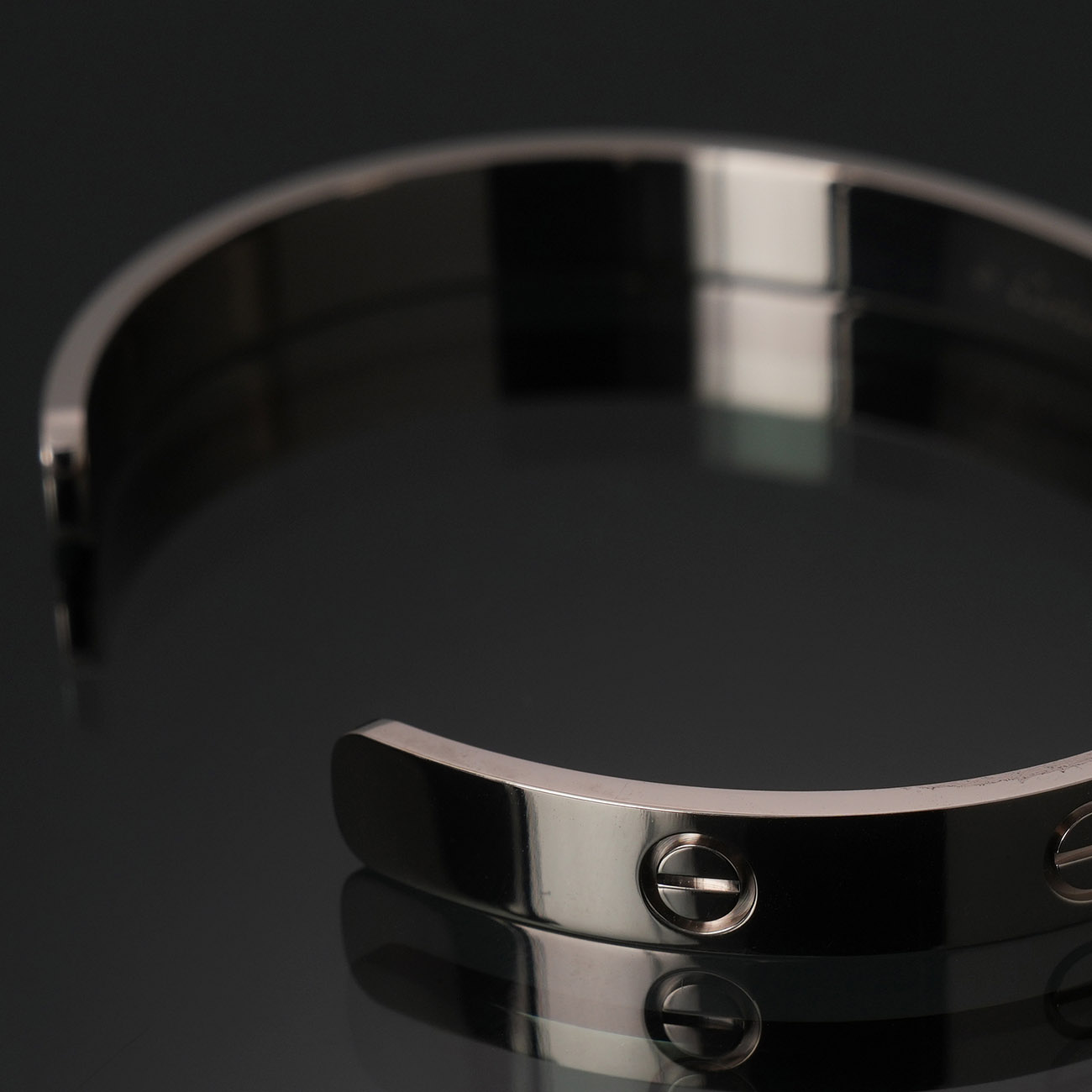 CARTIER(USED)까르띠에 오픈뱅글 러브 브레이슬릿 WG #19