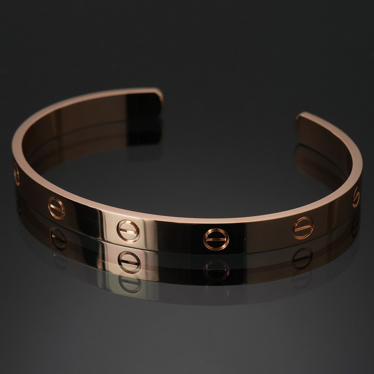CARTIER(USED)까르띠에 오픈뱅글 러브 브레이슬릿 PG #19