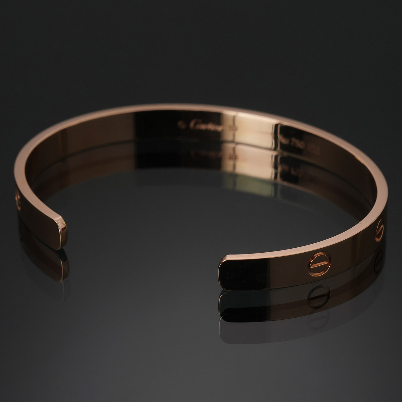 CARTIER(USED)까르띠에 오픈뱅글 러브 브레이슬릿 PG #19