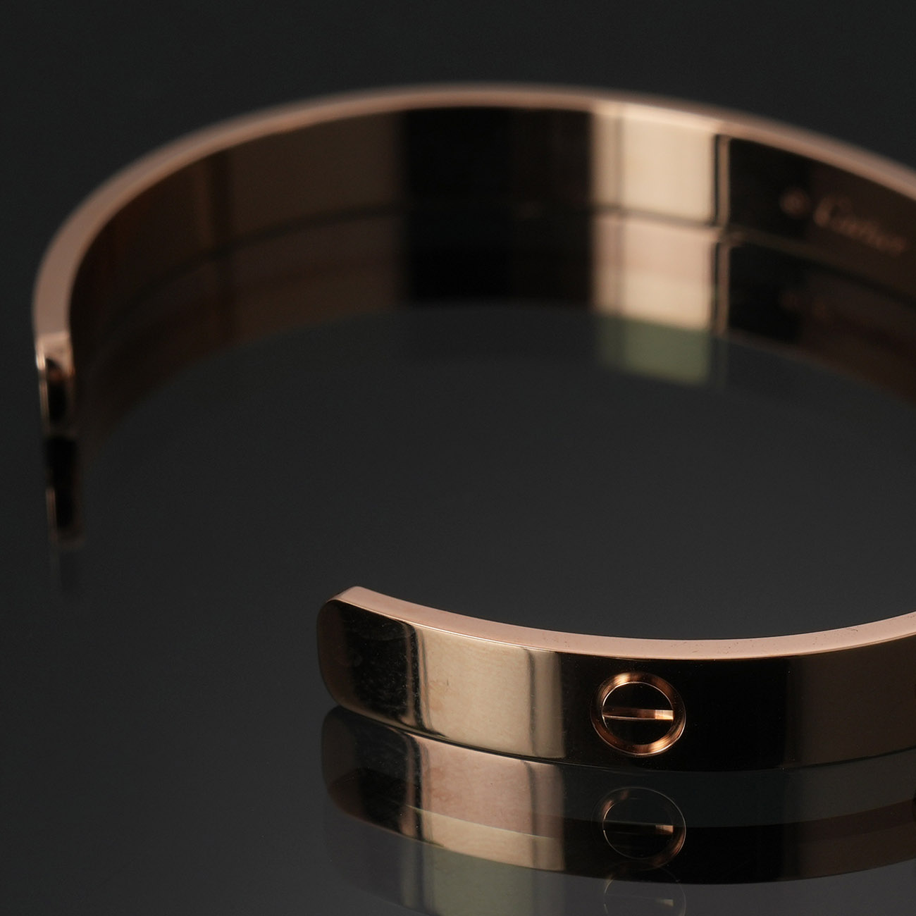 CARTIER(USED)까르띠에 오픈뱅글 러브 브레이슬릿 PG #19