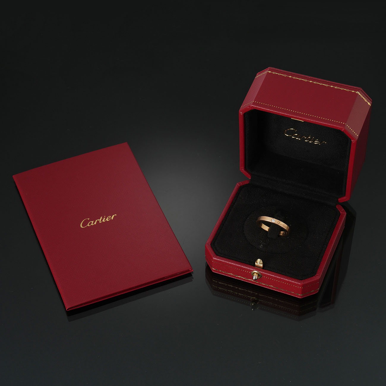 CARTIER(USED)까르띠에 1P C 드 까르띠에 링#58.5