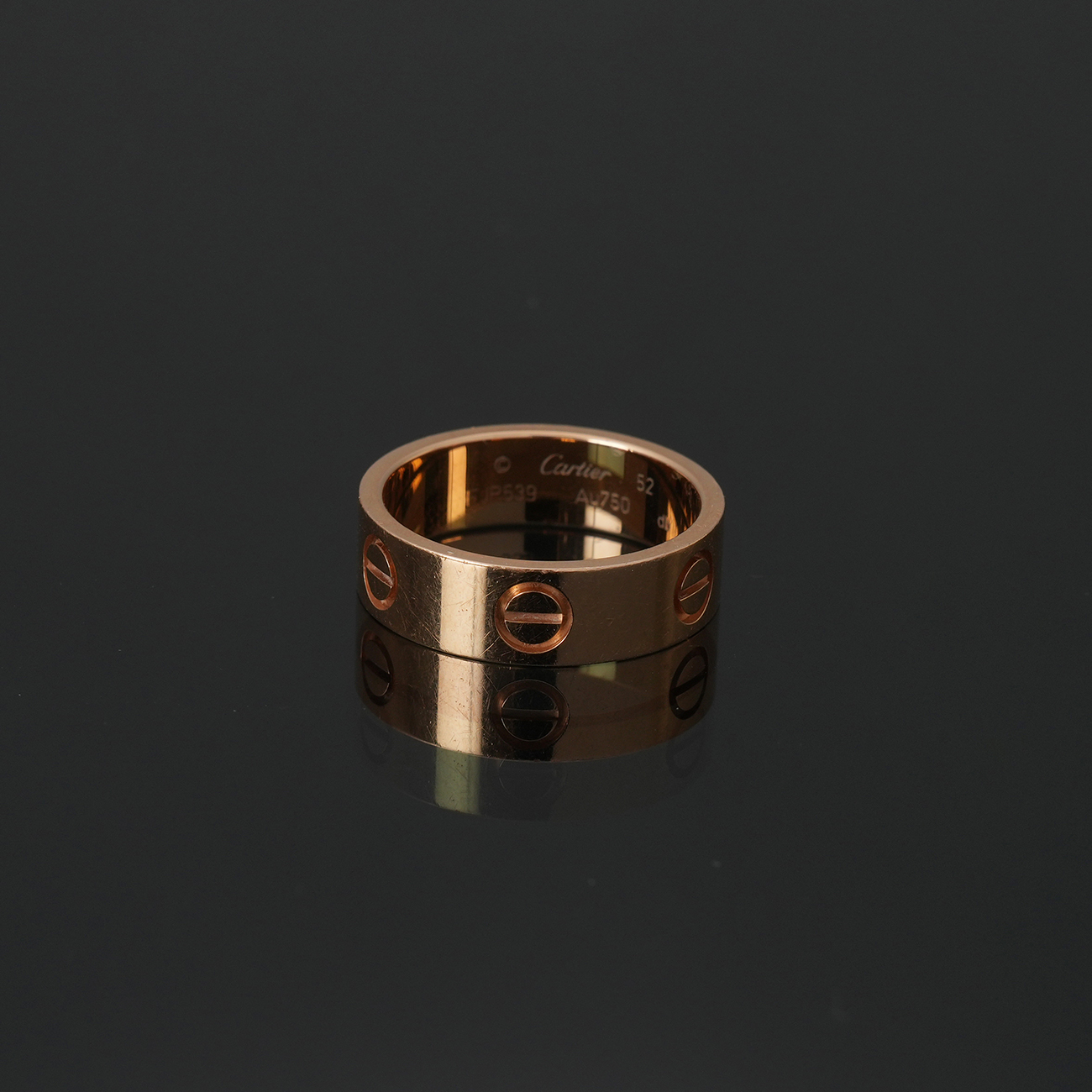 CARTIER(USED)까르띠에 러브 클래식 링 #52
