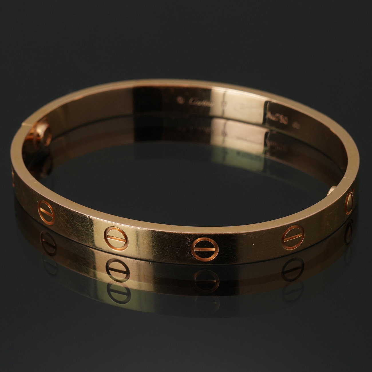 CARTIER(USED)까르띠에 러브 브레이슬릿 #17