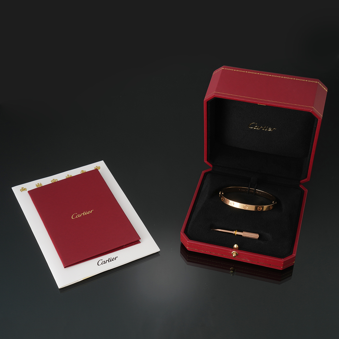 CARTIER(USED)까르띠에 러브 브레이슬릿 #17