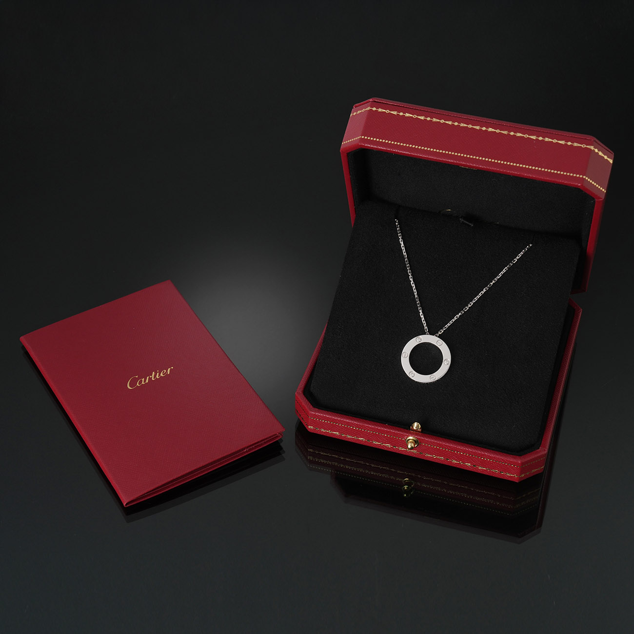 CARTIER(USED)까르띠에 3P 러브 펜던트