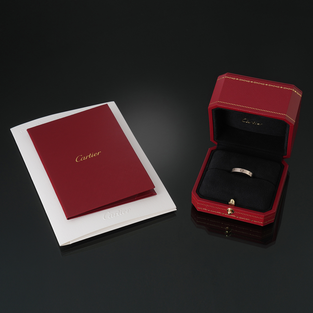 CARTIER(USED)까르띠에 러브 스몰 링 #60