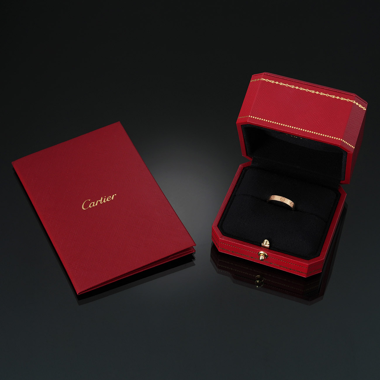 CARTIER(USED)까르띠에 러브 스몰 링 #52
