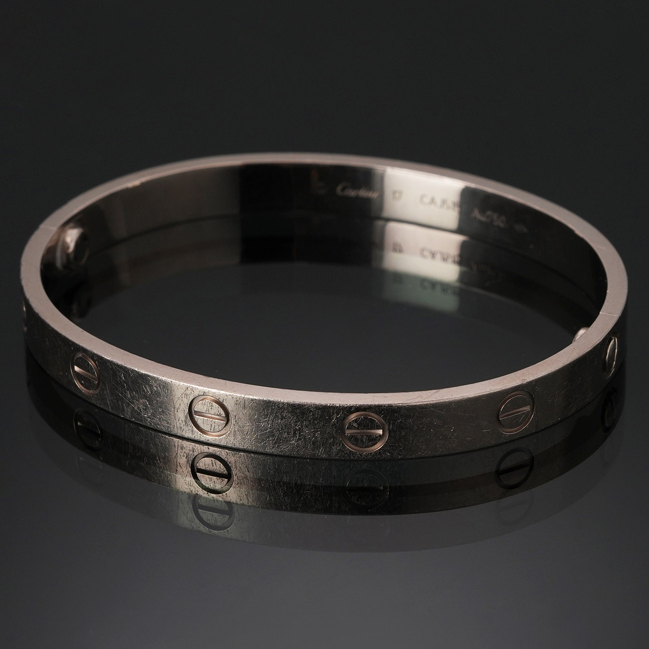 CARTIER(USED)까르띠에 러브 브레이슬릿 클래식 #17
