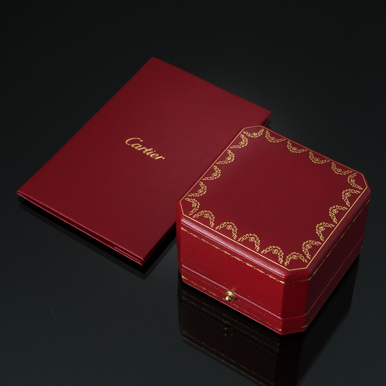 CARTIER(USED)까르띠에 다이아 트리니티 링 #51