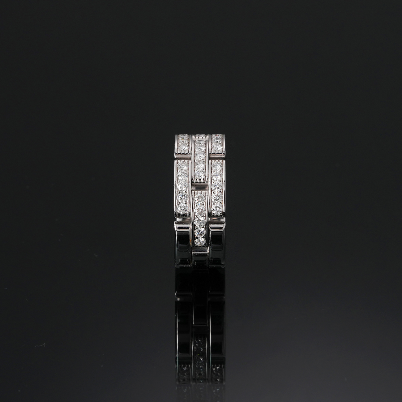 CARTIER(USED)까르띠에 마이용 팬더 다이아 링 #53