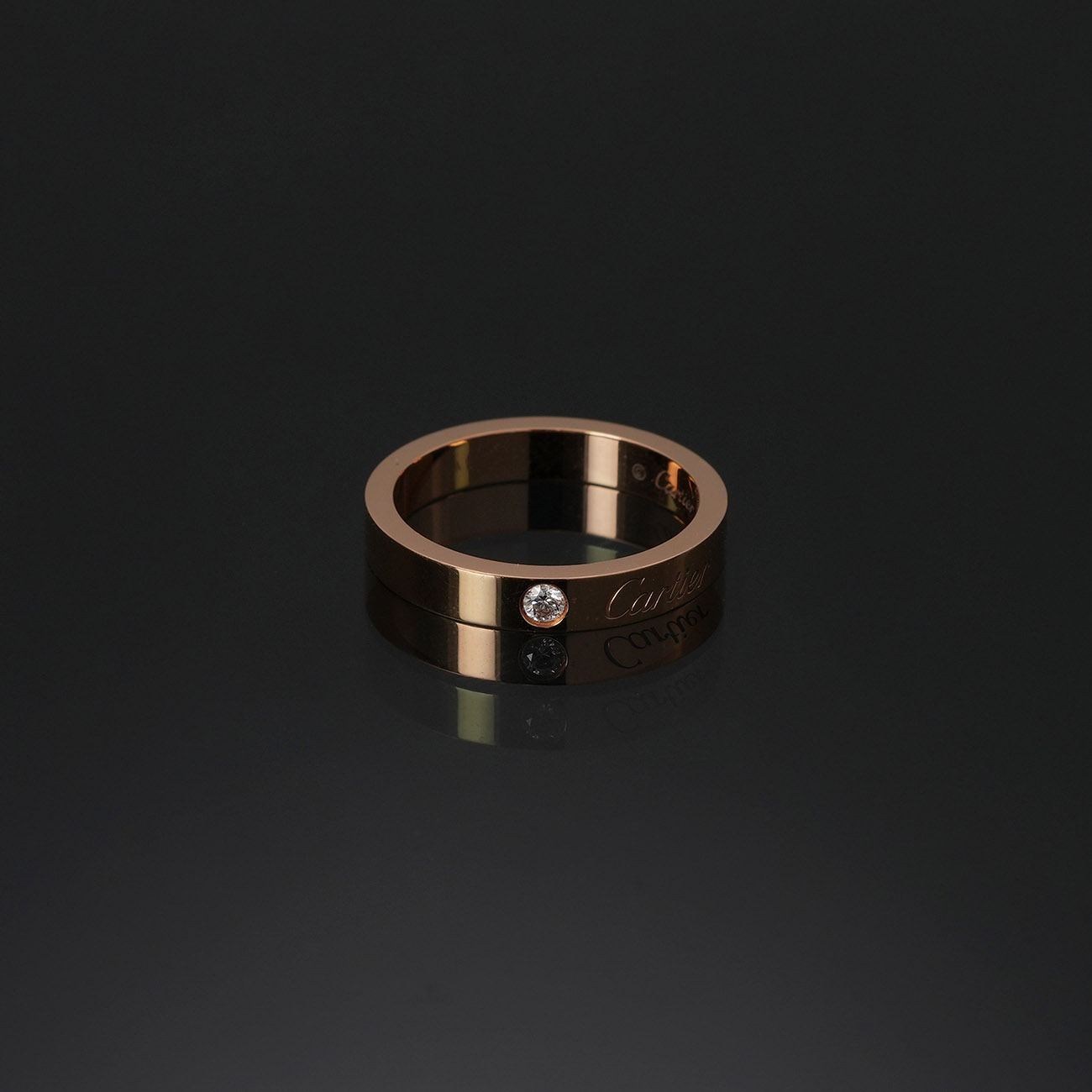 CARTIER(USED)까르띠에 1P C 드 까르띠에 링 3mm #49