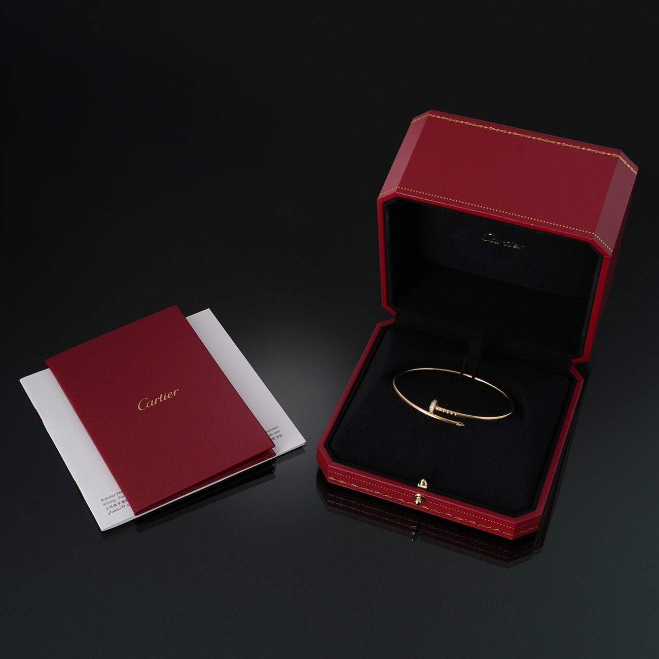 CARTIER(USED)까르띠에 저스트 앵 끌루 다이아 브레이슬릿 스몰#18