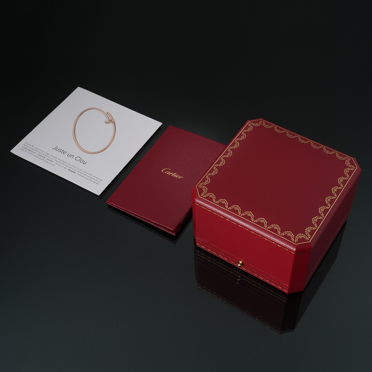 CARTIER(USED)까르띠에 저스트 앵 끌루 다이아 브레이슬릿 스몰#18