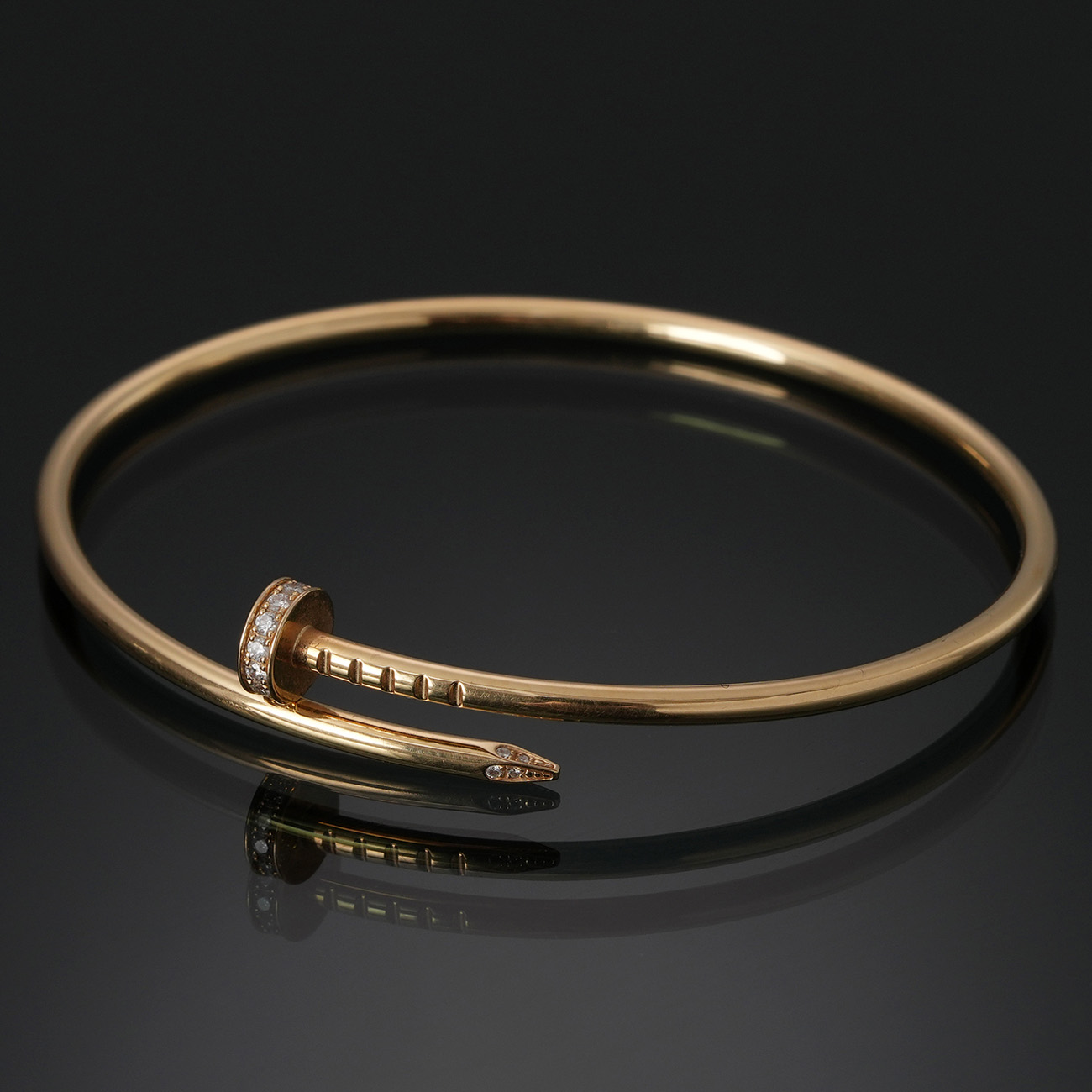 CARTIER(USED)까르띠에 저스트 앵 끌루 다이아 브레이슬릿 스몰#18