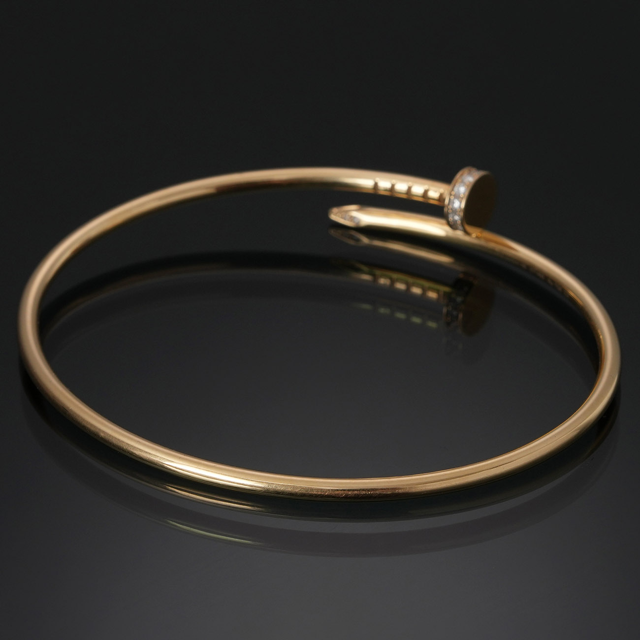CARTIER(USED)까르띠에 저스트 앵 끌루 다이아 브레이슬릿 스몰#18
