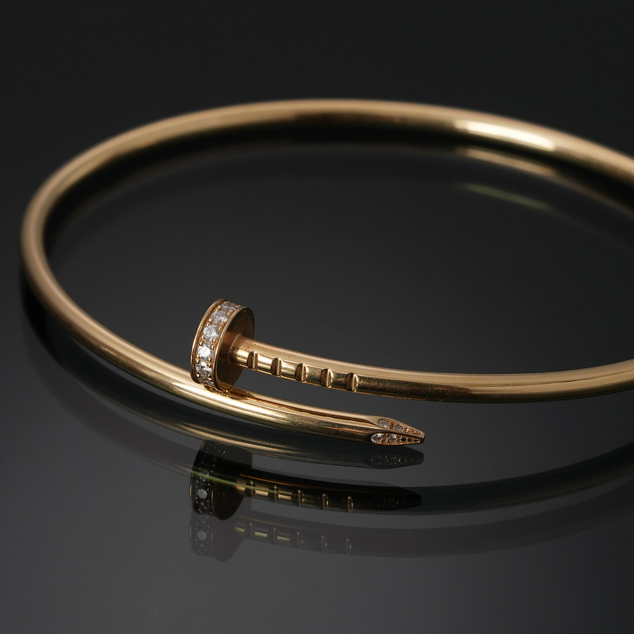 CARTIER(USED)까르띠에 저스트 앵 끌루 다이아 브레이슬릿 스몰#18