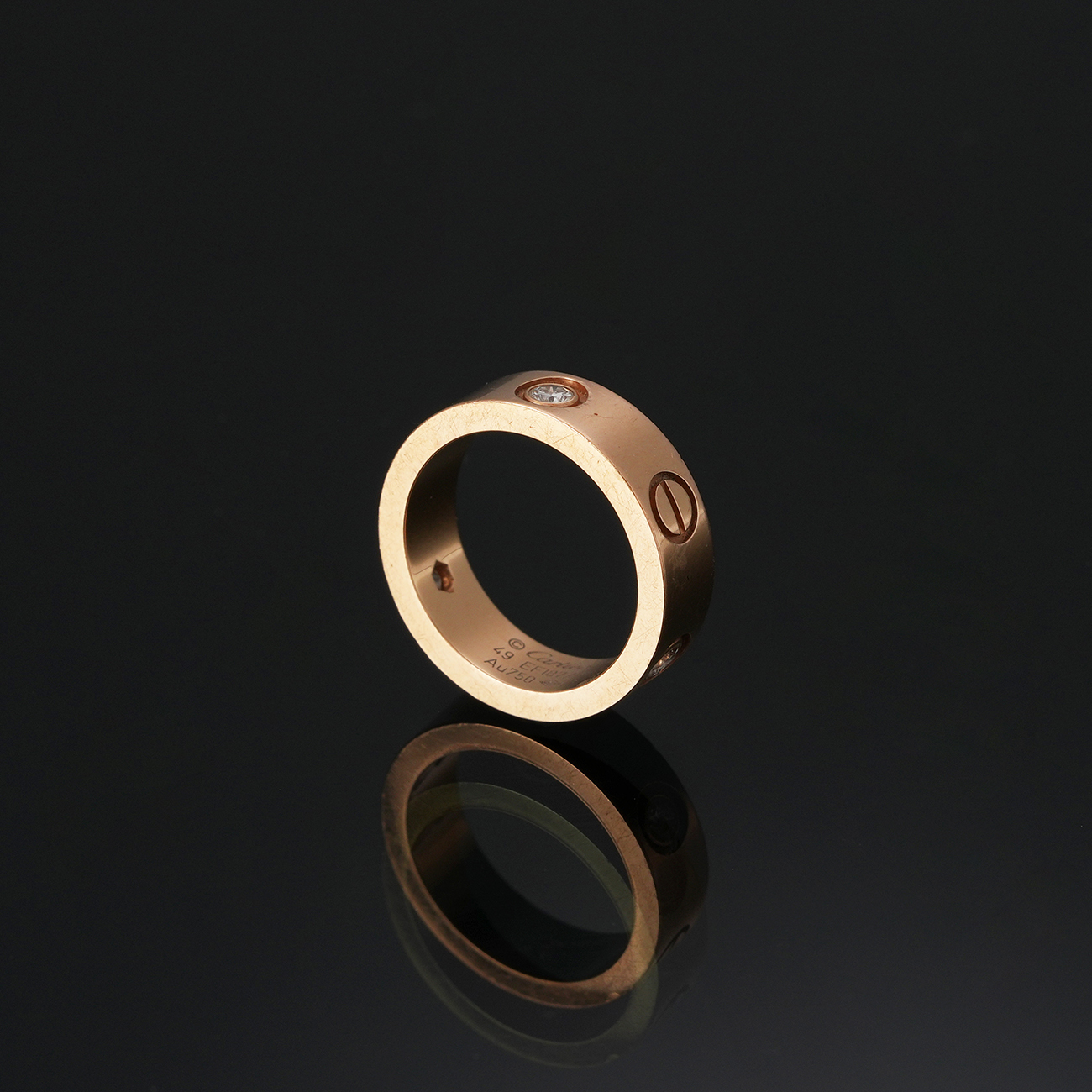 CARTIER(USED)까르띠에 3P 러브링 5mm #49
