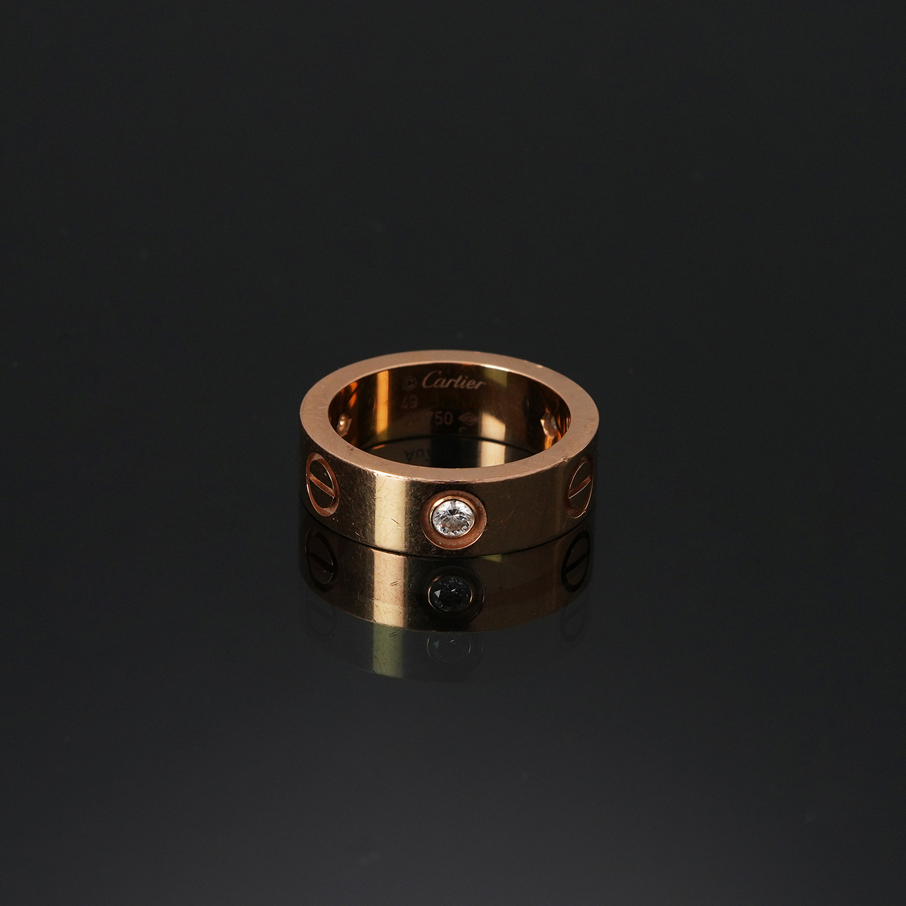 CARTIER(USED)까르띠에 3P 러브링 5mm #49