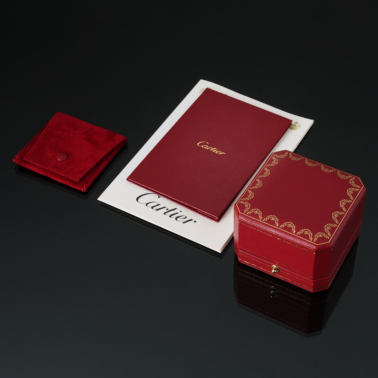 CARTIER(USED)까르띠에 다이아 1P 러브 링 #51