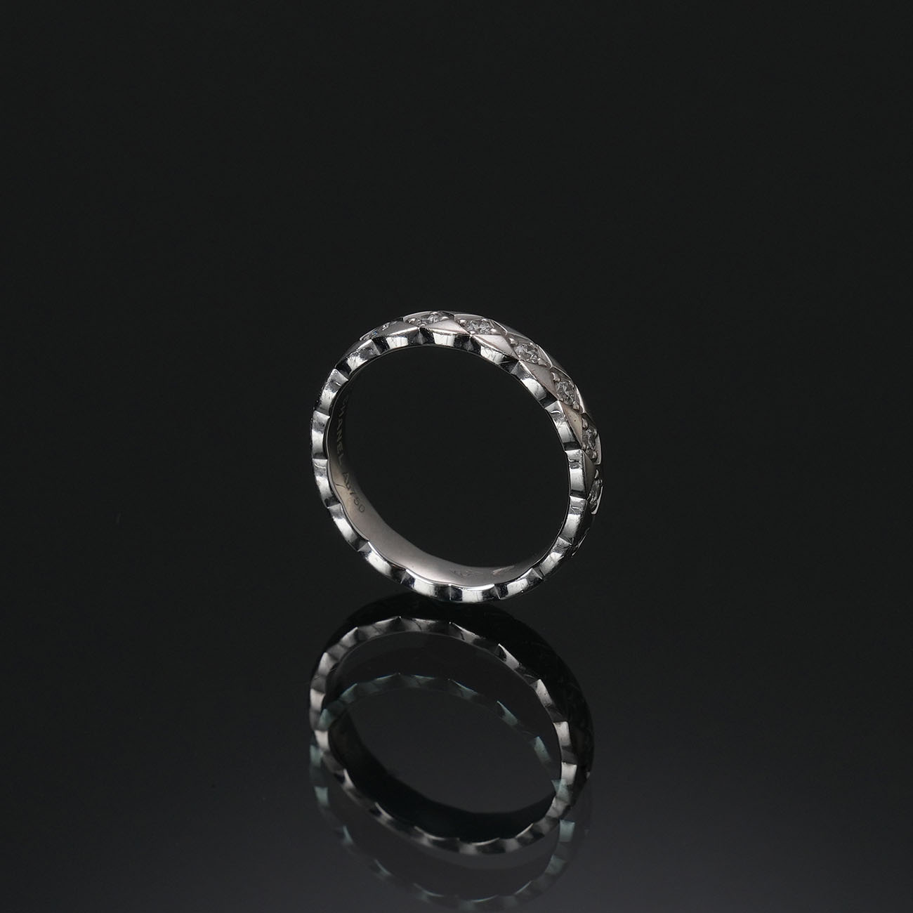 CHANEL(USED)샤넬 다이아 파베 코코크러쉬 미니 링 #48