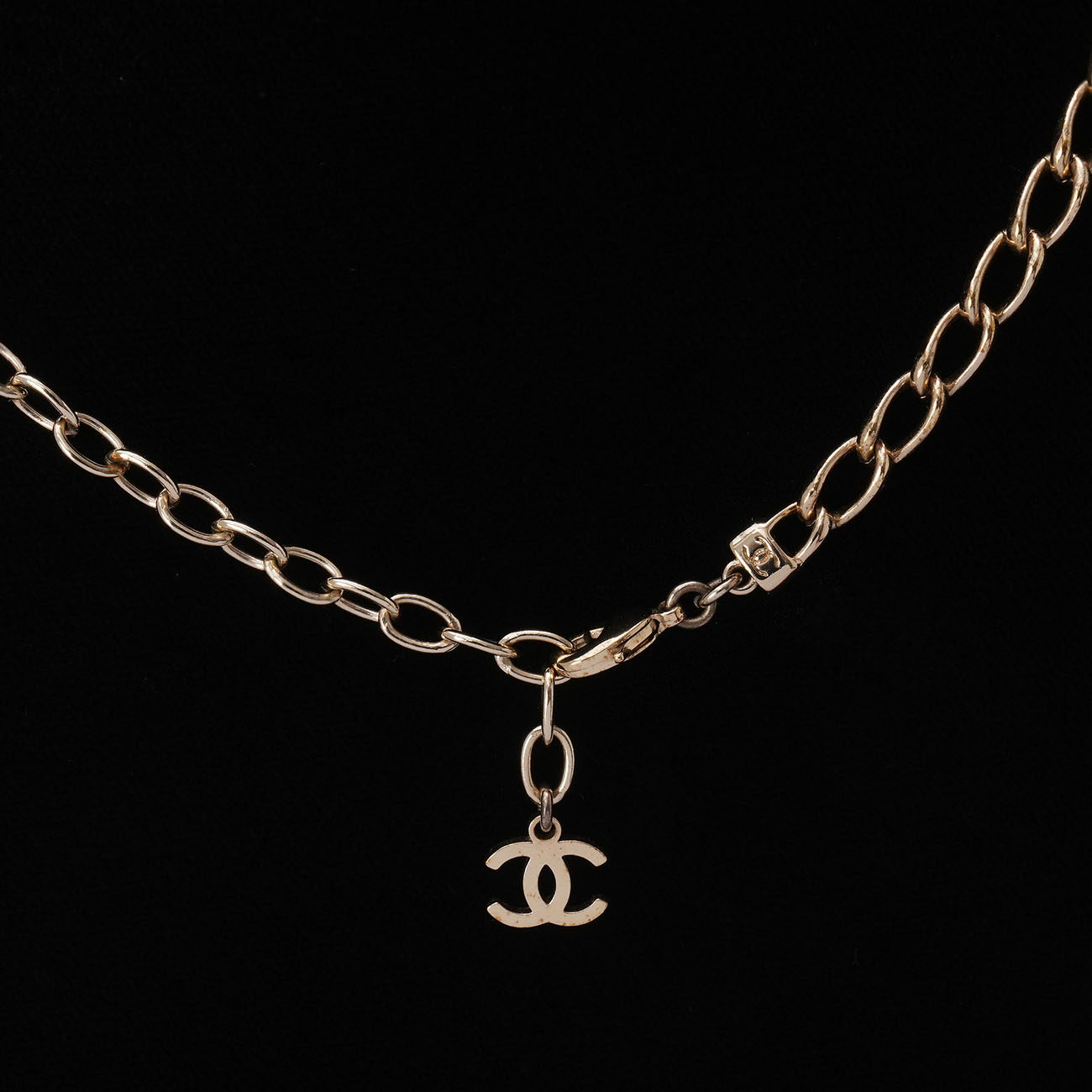 CHANEL(USED)샤넬 AB8753 더블 코인 펜던트 네크리스