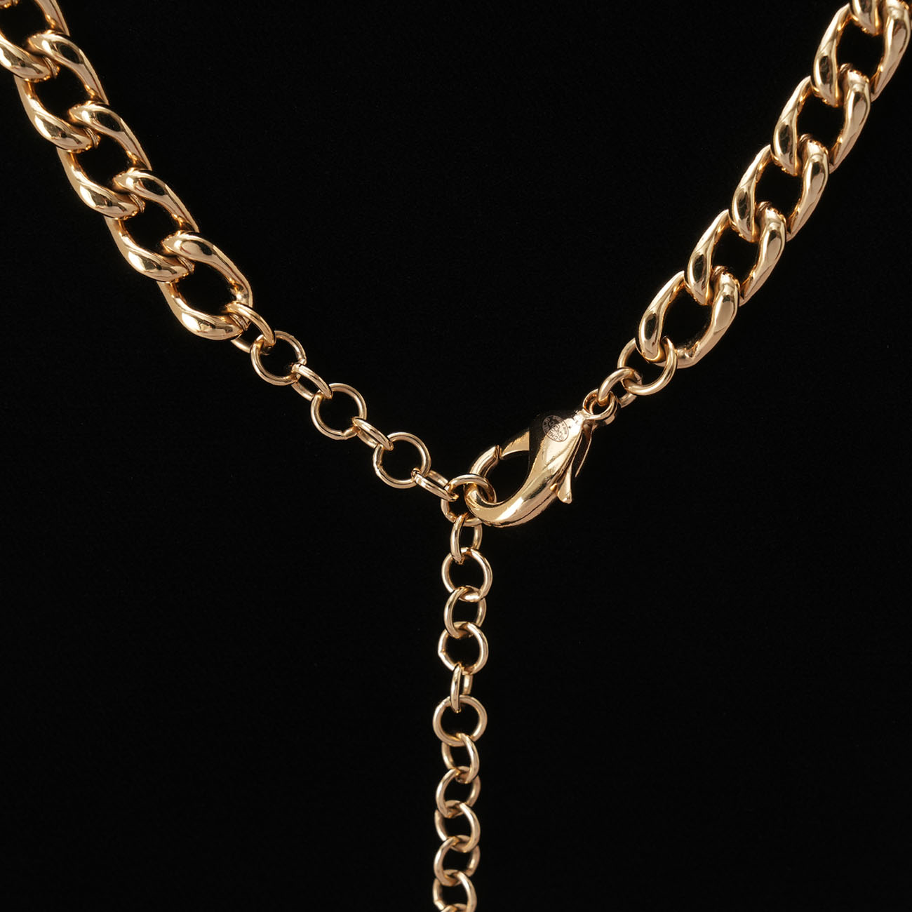 CHANEL(USED)샤넬 ABC664 레터링 체인 벨트 목걸이