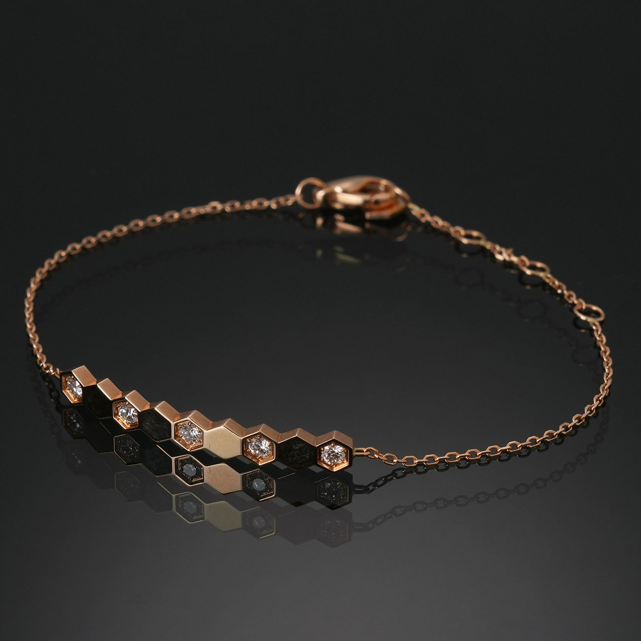 CHAUMET(USED)쇼메 비 드 쇼메 다이아 5P 브레이슬릿 084679