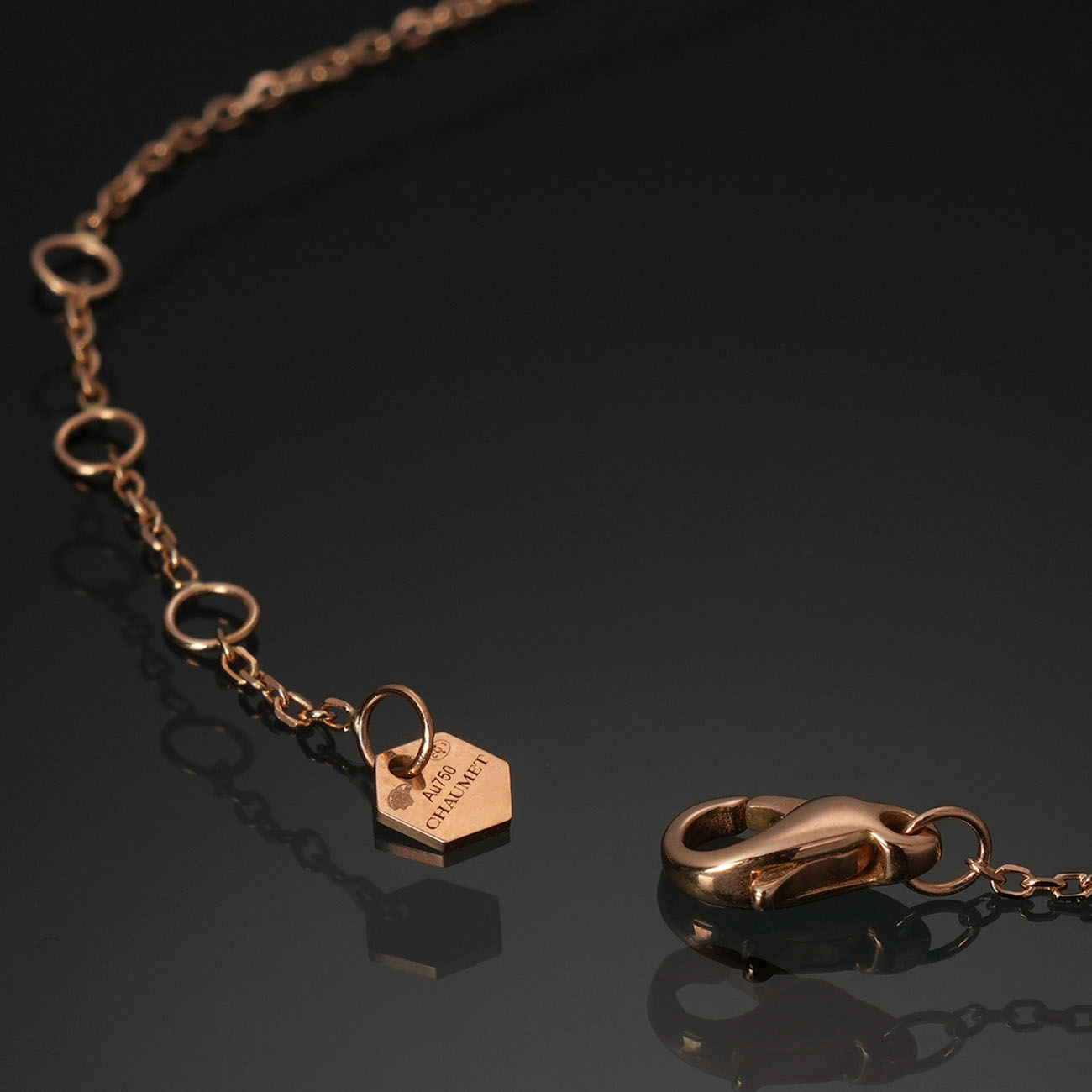 CHAUMET(USED)쇼메 비 드 쇼메 다이아 5P 브레이슬릿 084679