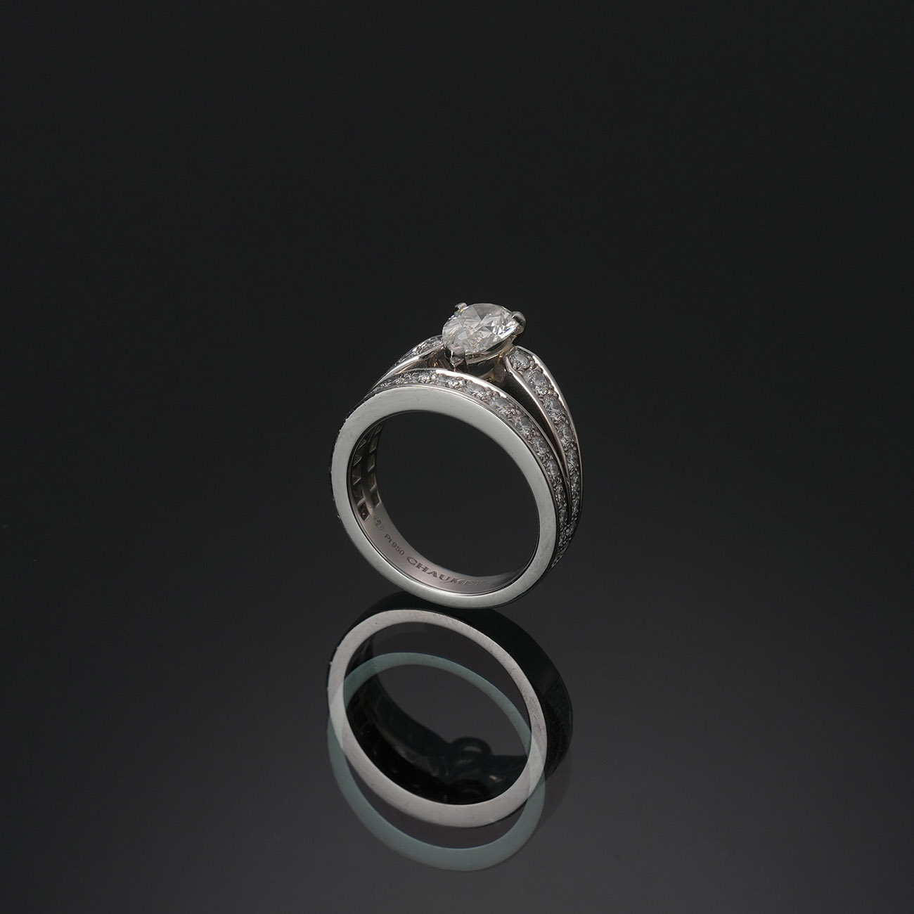 CHAUMET(USED)쇼메 1ct 조세핀 오브 프린타니얼 PT 솔리테어 링 #51