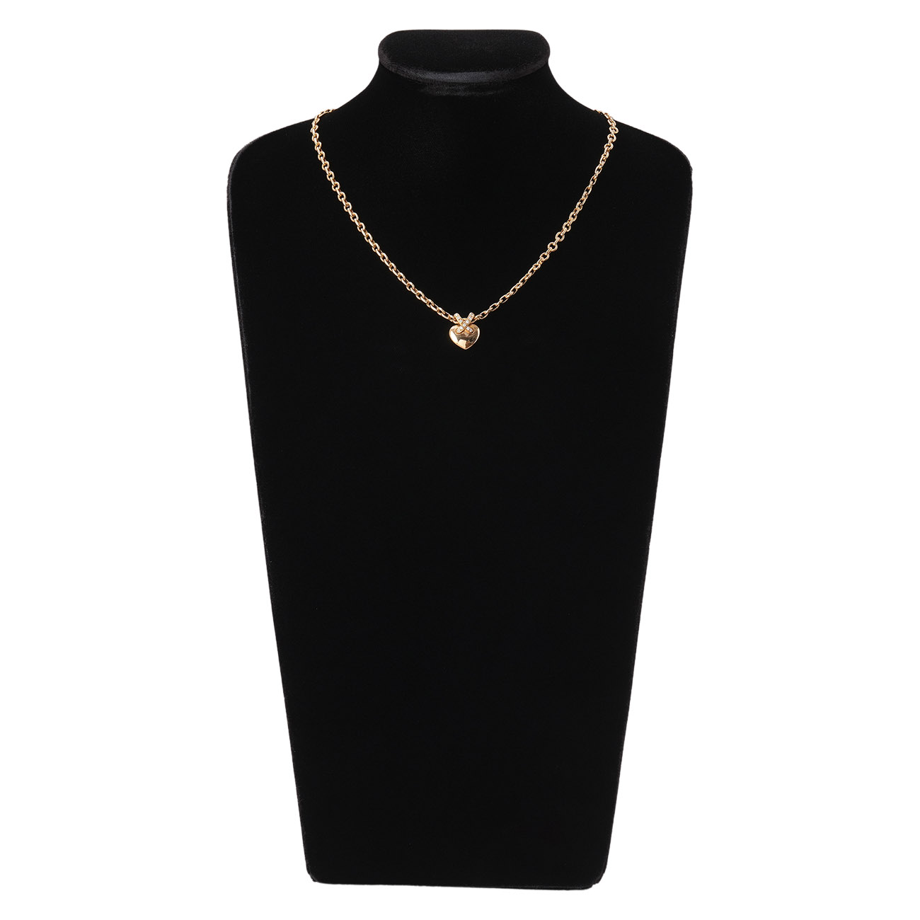 CHAUMET(USED)쇼메 하트 주 드 리앙 체인 네크리스