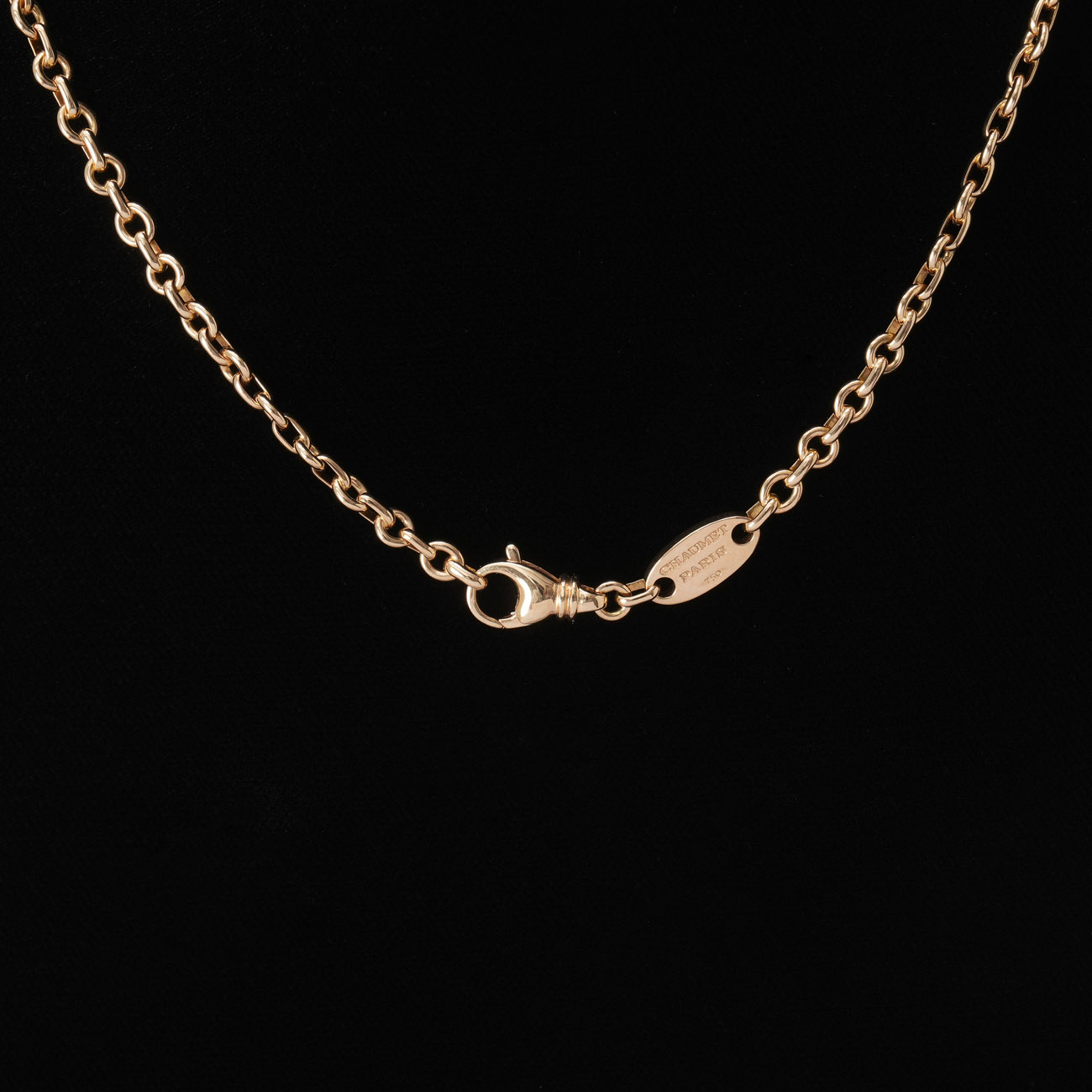 CHAUMET(USED)쇼메 하트 주 드 리앙 체인 네크리스