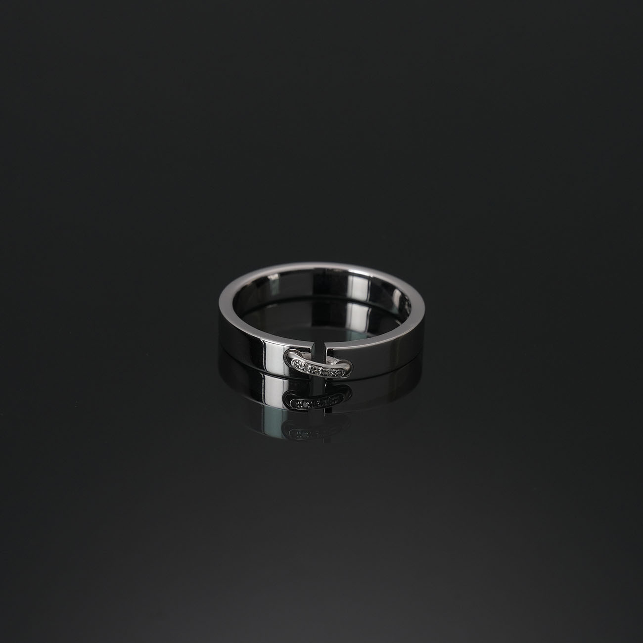 CHAUMET(USED)쇼메 다이아 리앙 에비당스 링 #60