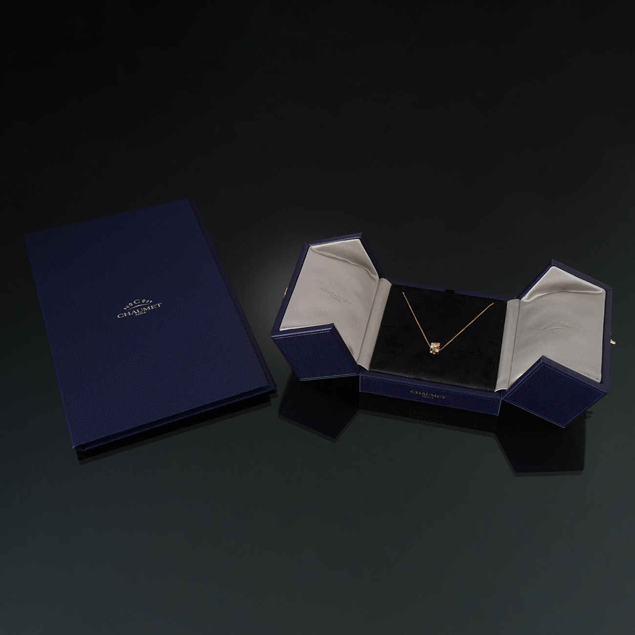 CHAUMET(USED)쇼메 비드 쇼메 다이아 네크리스 스몰