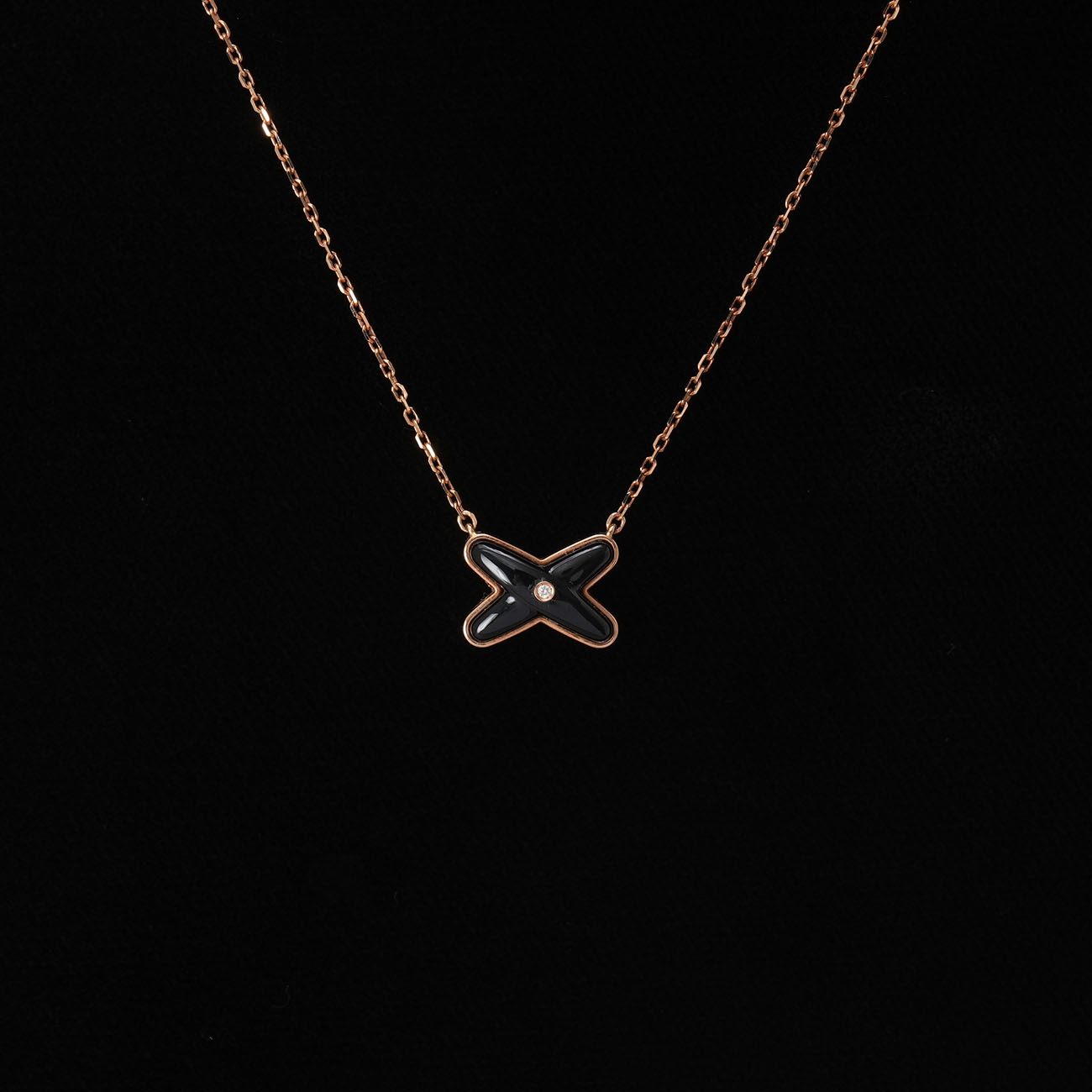 CHAUMET(USED)쇼메 주 드 리앙 펜던트 오닉스