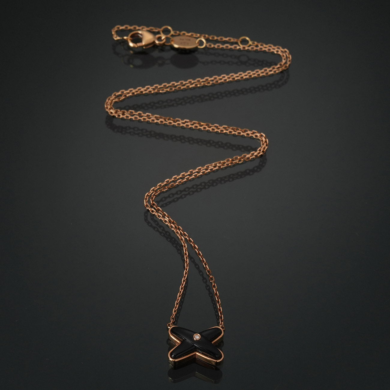 CHAUMET(USED)쇼메 주 드 리앙 펜던트 오닉스