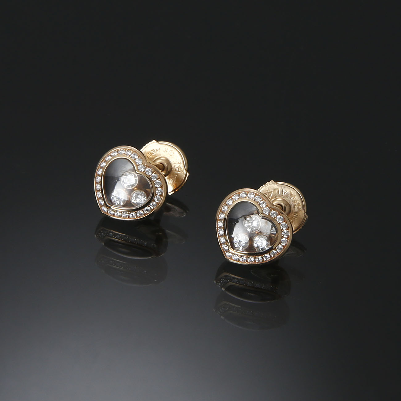 CHOPARD(USED)쇼파드 해피 다이아몬드 아이코닉 이어링