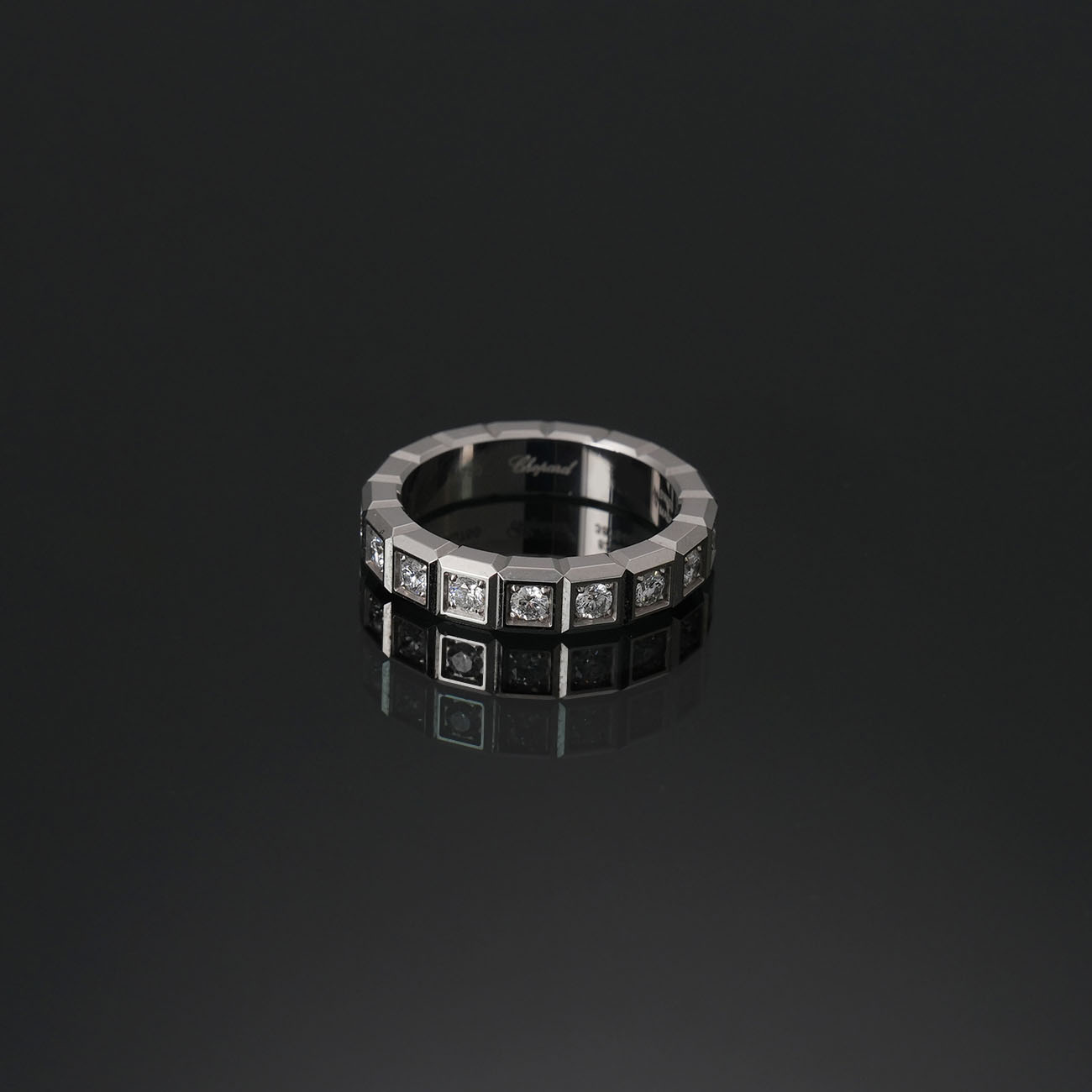 CHOPARD(USED)쇼파드 다이아 파베 아이스큐브링 #48