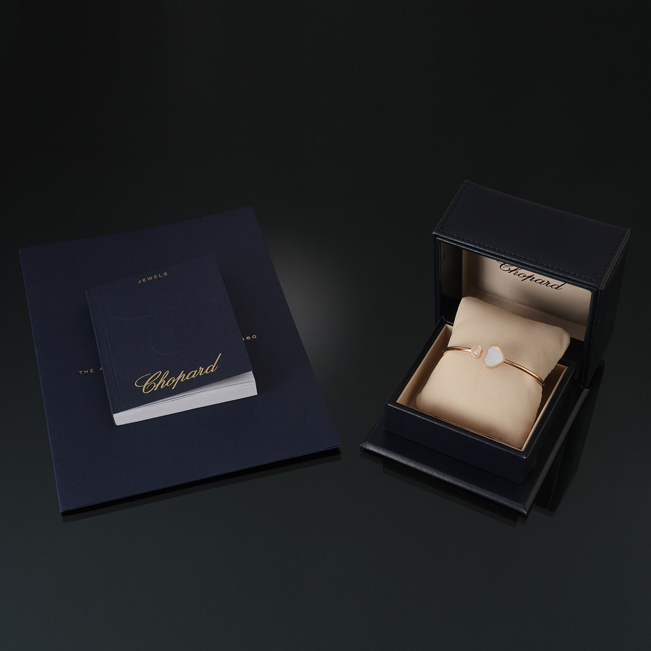 CHOPARD(USED)쇼파드 해피 하트 브레이슬릿 #15.5