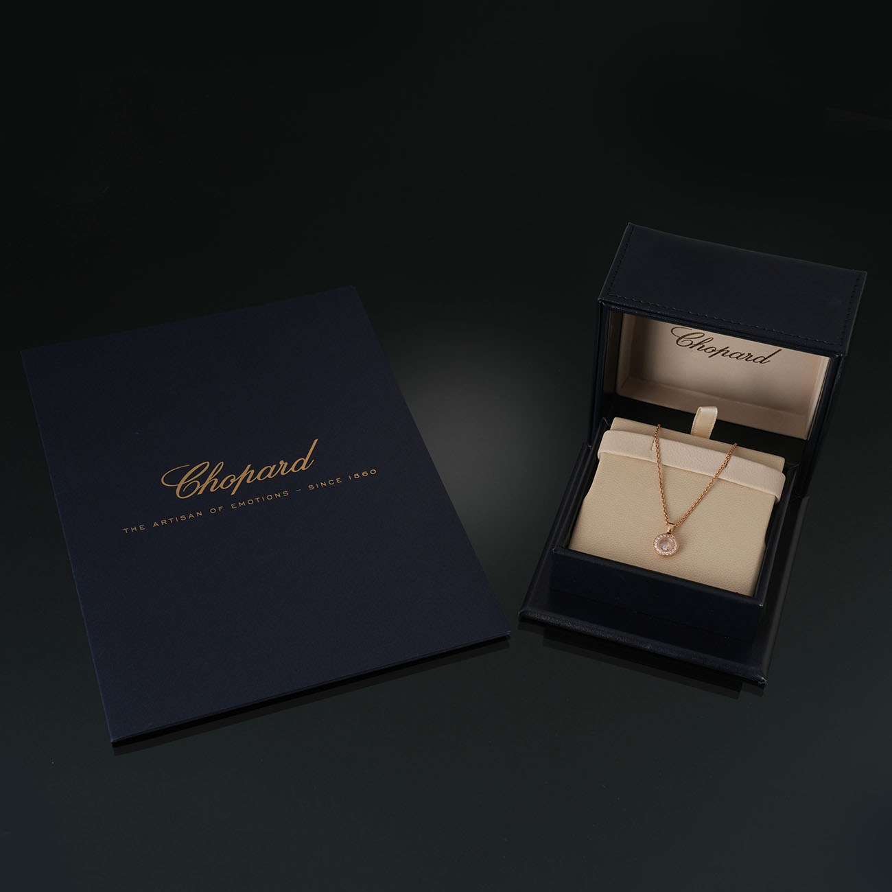 CHOPARD(USED)쇼파드 해피 다이아 네크리스