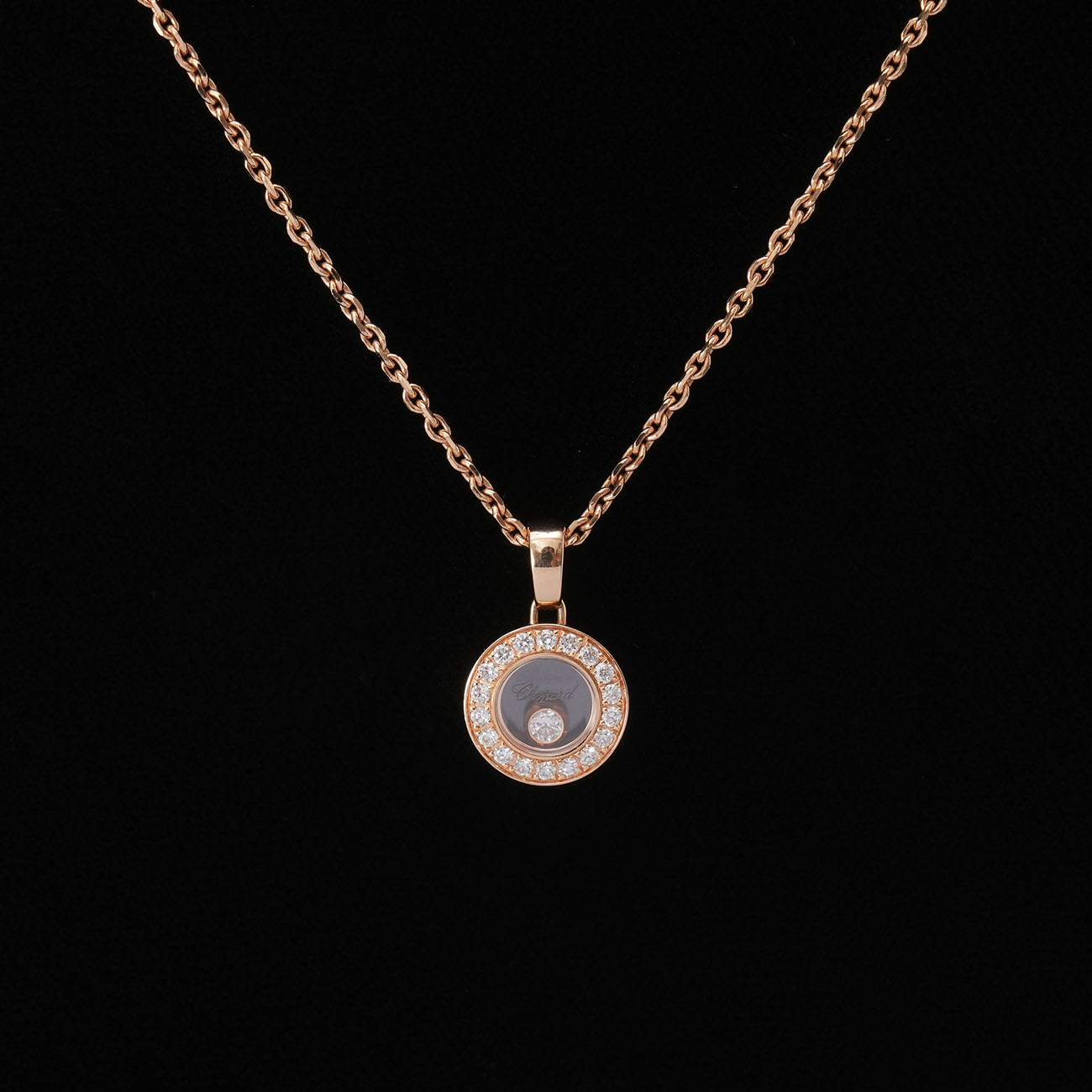 CHOPARD(USED)쇼파드 해피 다이아 네크리스