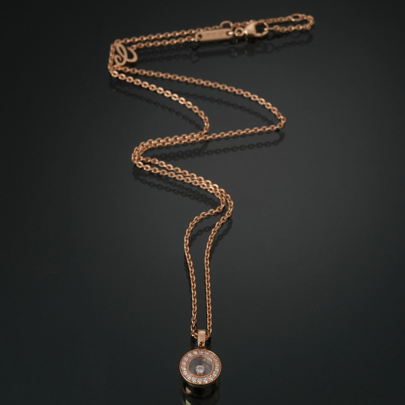 CHOPARD(USED)쇼파드 해피 다이아 네크리스