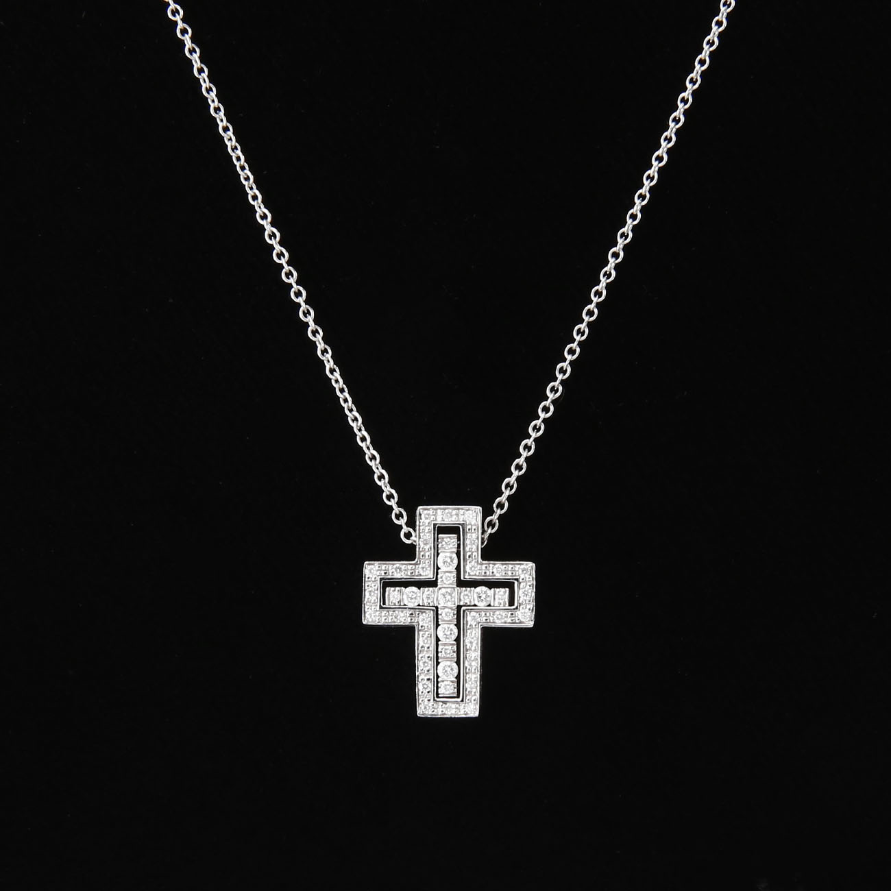 Damiani(USED)다미아니 다이아몬드 벨에포크 네크리스 XS