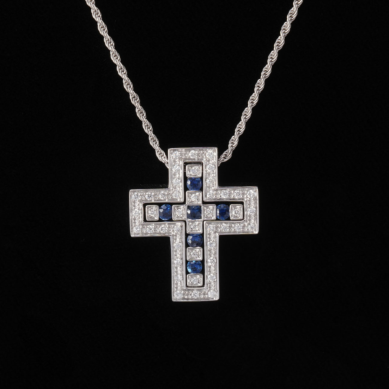 DAMIANI(USED)다미아니 벨에포크 사파이어 네크리스 미듐