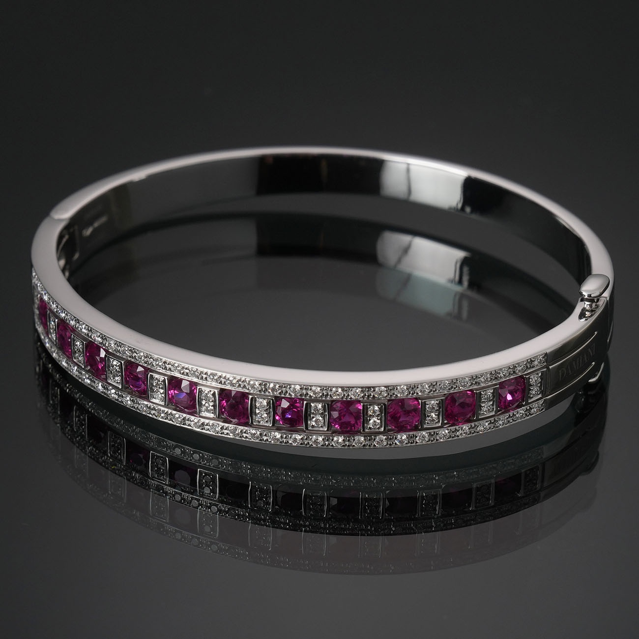 DAMIANI(USED)다미아니 벨에포크 다이아 루비 브레이슬릿 #S