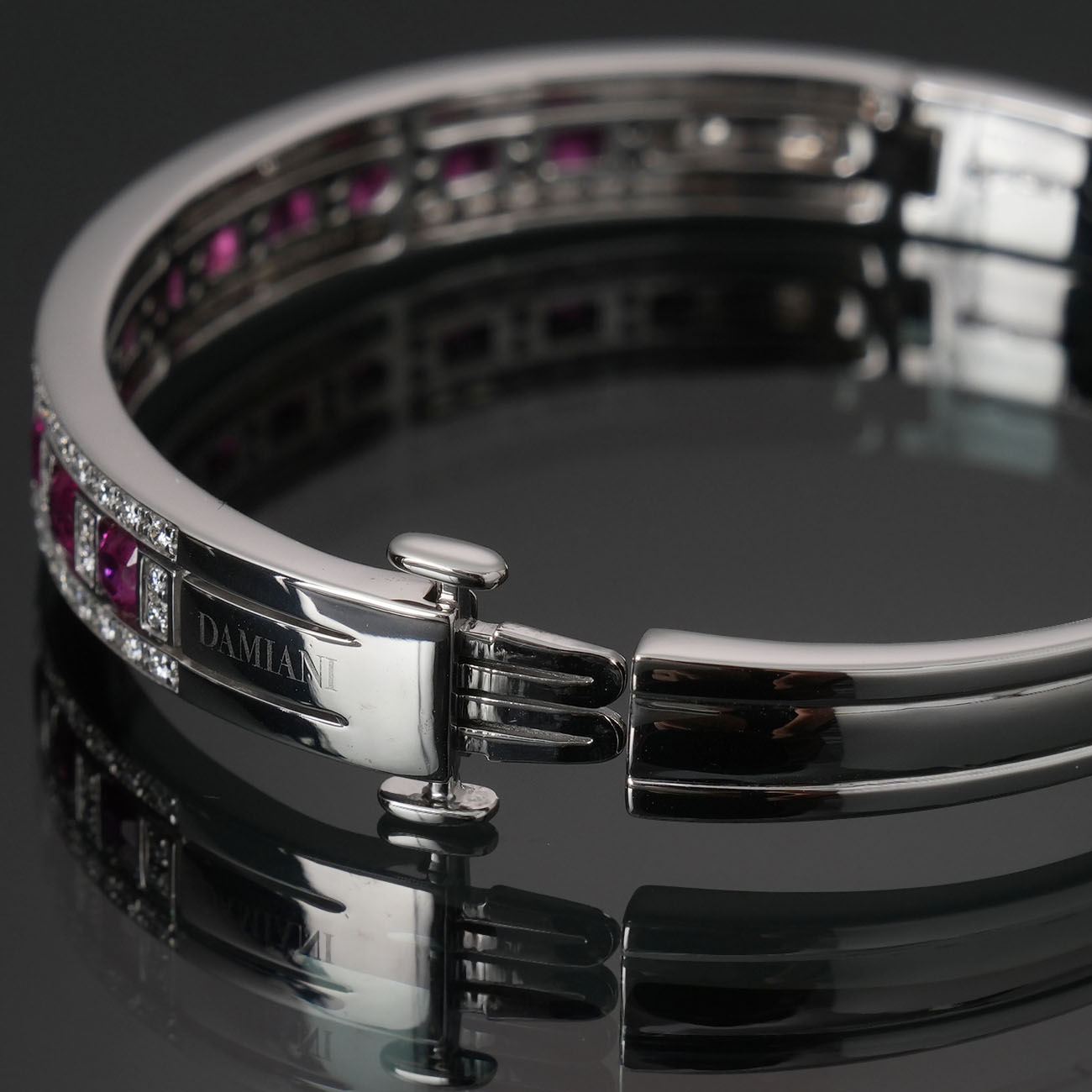DAMIANI(USED)다미아니 벨에포크 다이아 루비 브레이슬릿 #S